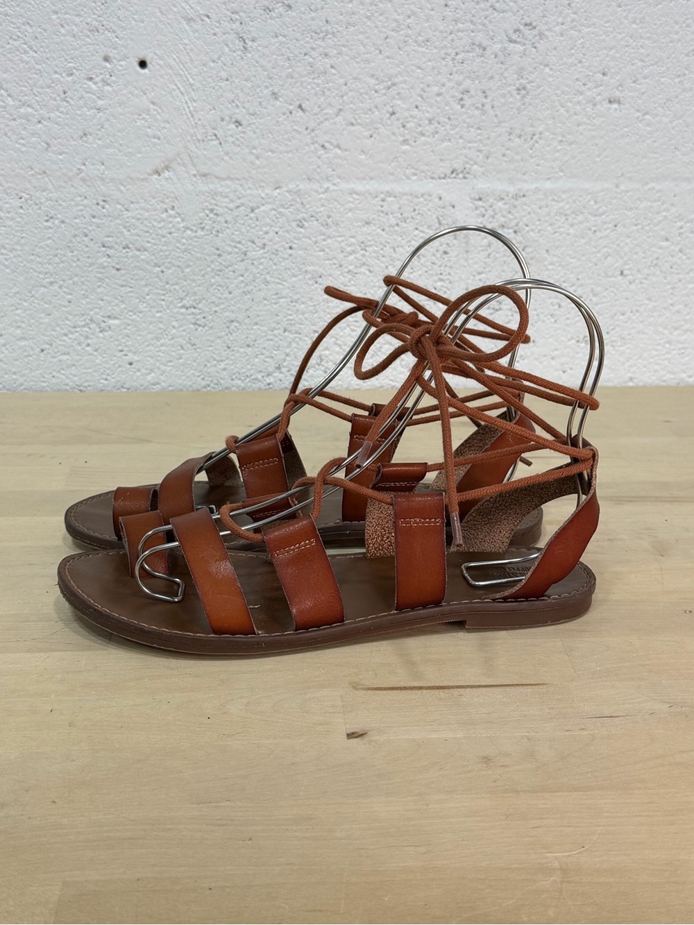 Mossimo Supply Co. Lace-Up Strappy Sandals - Brown